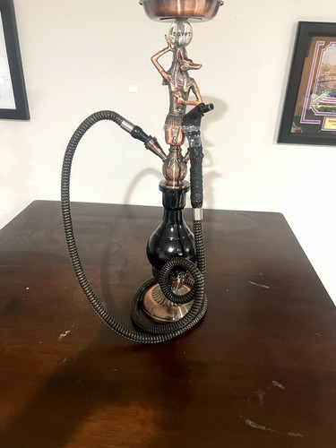 Egyptian anubis statue hookah - statue,